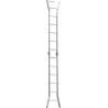 Buy cheap Outdoor 8 FT Aluminum Ladder Silver Corrosion Resistance 3 Shapes from wholesalers