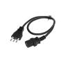 Buy cheap Italy standard 13A 3pin black power cord 0.5m-10m copper Laptop power cable from wholesalers