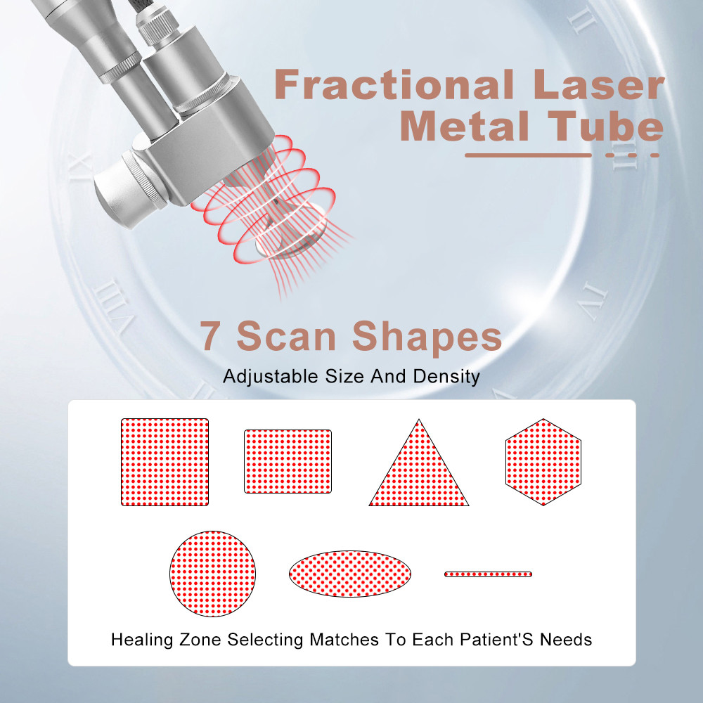 CV8 Newest Glass Tube Rf Tube Vertical Co2 Laser Fractional Machine Co2 Laser Beauty Equipment For Salon
