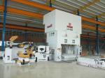 Metal Steel Coil Uncoiler Punching Machine , Pneumatic Feeder Great Performance