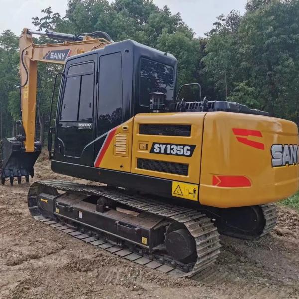 Buy cheap China SANY excavator SANY 135 SY135 135C 13 ton small excavator sany 135C-9 crawler digger cheap price for sale from wholesalers