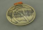 Die Casting Pole Dance Zinc Alloy Medal Award Medallions Antique Gold 100 Mm