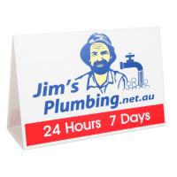Buy cheap Customized Corflute Roster Sign Recyclable Triangle Coroplast Signs product