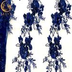 A4 Tulle Embroidery 3D Flower Lace Fabric For Clothing