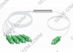 1×4 Steel Tube 850nm 1550nm Single Mode Fiber Splitter