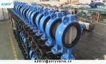 Water Stainless Steel Butterfly Valve SS304 Disc PN16 Wafer Type Butterfly Valve