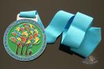 Durable Zinc Alloy Custom Sports Medals Colorful Marathon Medals