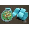 Buy cheap Durable Zinc Alloy Custom Sports Medals Colorful Marathon Medals from wholesalers