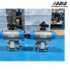 Buy cheap Three-Piece ball valve Stainless Steel pneumatic actuator valve 3/4'' NPT 200WOG from wholesalers