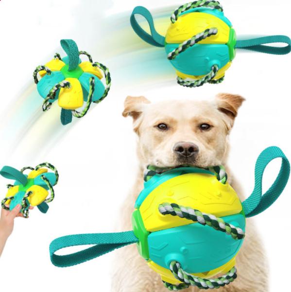 Buy cheap Rubber Green Cotton Rope Ball Toys For Dogs Rope Toys from wholesalers