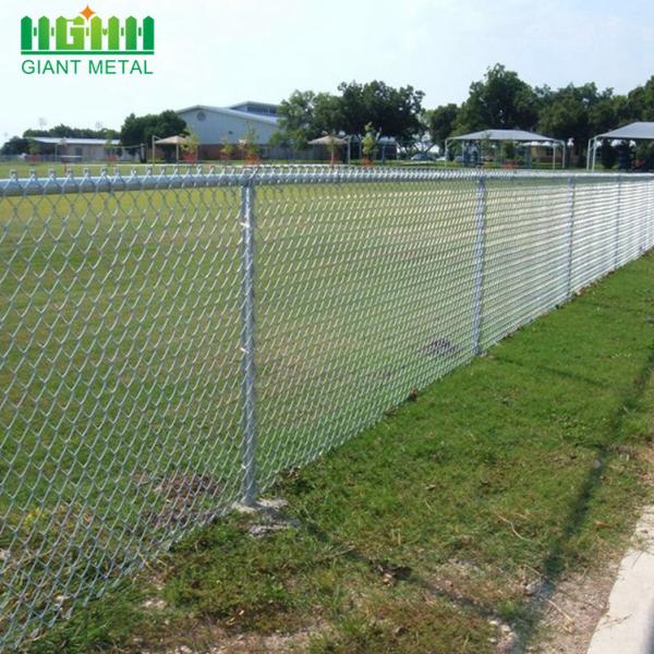 Buy cheap 1.8m Height 75*75mm Hot Dipped Galvanized Chain Link Fence For Sport Field from wholesalers