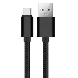 Wholesale Black Color 3A USB Charging Data Cable Nylon Braided RoHS CE Certified from china suppliers