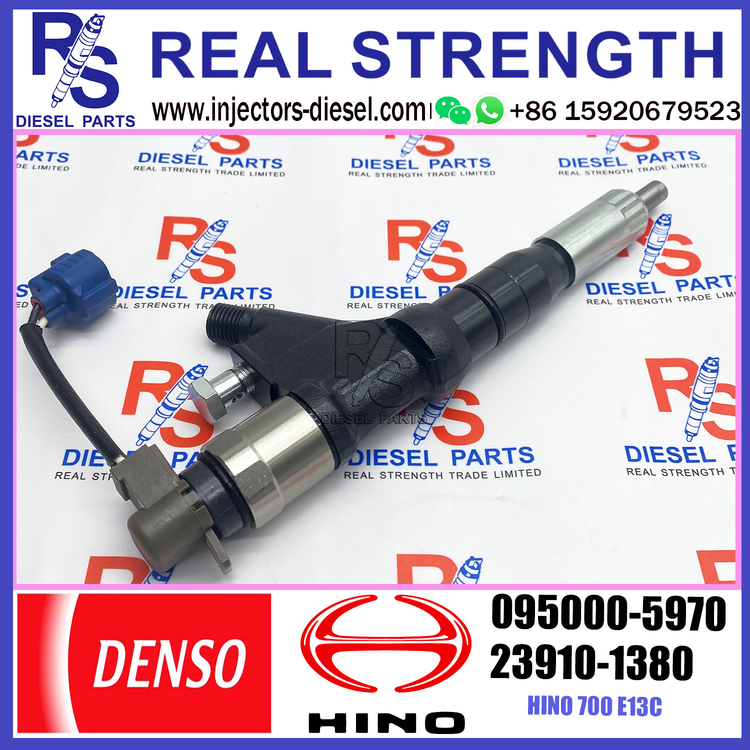 095000-5970 Common Rail Fuel Injector 095000-5971 095000-5972 23670-E0360 23910-1380