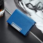 PMS TPCH Card Holder Money Clip Wallet , 10x6.5cm Leather ID Card Holder