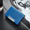 Buy cheap PMS TPCH Card Holder Money Clip Wallet , 10x6.5cm Leather ID Card Holder from wholesalers