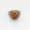 Buy cheap Fashion Jewelry 8mmx10mm Oval Cut Pink Cubic Zircon 925 Silver Ring(R19) from wholesalers