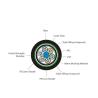 Buy cheap Direct Buried Steel Tape Armored 12 96 Core Fiber Optic Cable Price Per Meter GYTA53 from wholesalers