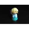 Buy cheap Frozen Princess Plastic Toy Figures With Disney Logo Blue / Pink Color from wholesalers