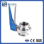 Hygienic Stainless Steel 304/316L Manual Clamp Butterfly Valve for Dairy