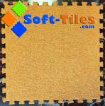 Multi Colour Short Hair 12"X12" 1cm Eva Polyester Area Rugs