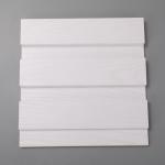 Laminated Fluted Flat Wall Solid Panel WPC Panels for Indoor Interior Decoration