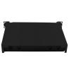 Buy cheap Black Rack Mount Fiber Termination Box FC Patch Panel ODF 24Core from wholesalers