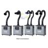 Buy cheap Intelligent Solder Fume Extractor with Digital Display 200W Fume Extraction System from wholesalers
