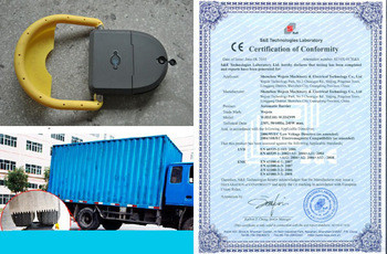Automatic Car Park Lock Parking Lot Equipment IP68 Waterproof
