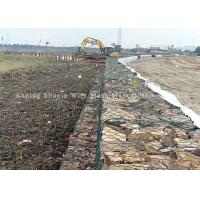 Buy cheap Retaining Galvanized Three Twisted Hexagonal Gabion Basket product