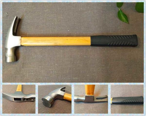 Buy cheap Bamboo handle Claw Hammer(HKBM-02),anti-slip working face, magnet and good price hand construction hardware tools from wholesalers