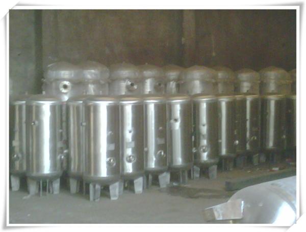 Buy cheap 240 Gallon Stainless Steel Air Receiver Tank High Pressure Large Capacity from wholesalers