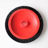 Buy cheap Monforts Stenter Machine Parts Red Color Fabric Brush Wheel Plastic Body Black Pig Hair 26/22mm Inner Dia from wholesalers