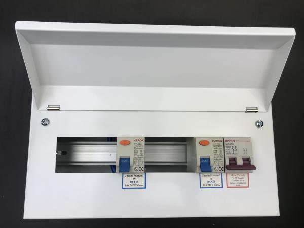 Buy cheap 4 Way Vcu Rcd Controlled Consumer Units 100a Wall Mounted Home Use from wholesalers