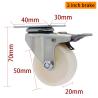 Buy cheap TPA Mini Caster Wheels 50mm 40kg 2 Inch Rigid Casters 262P-23 from wholesalers