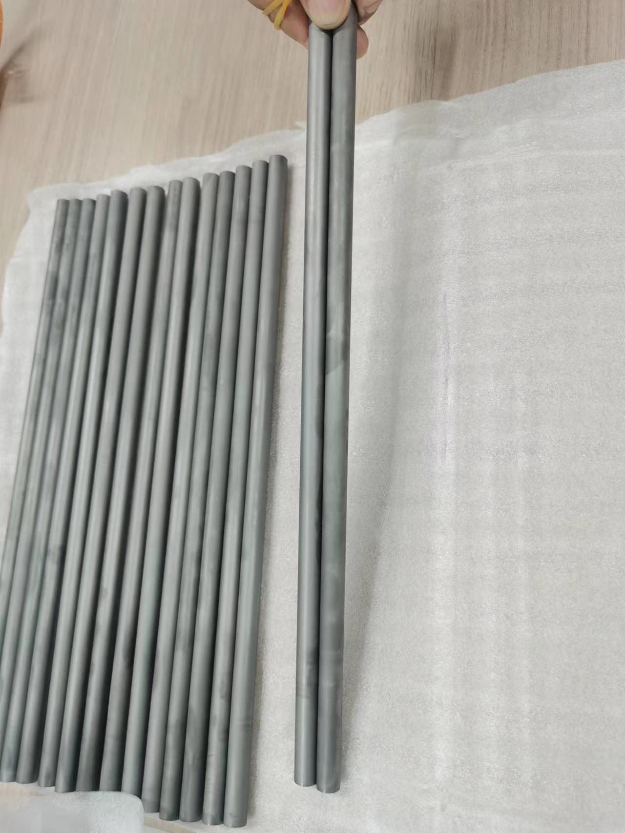 Unground Tungsten Carbide Round Rods Blanks Cemented Carbide Rods