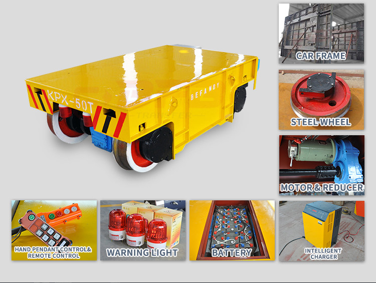 20t Battery Power Electric Rail Transfer Car For Metal Industry Handling