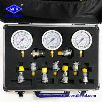 Buy cheap Excavator Hydraulic Pressure Test Gauge Kit With Stainless Steel Case product