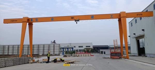 Buy cheap 10 Ton Span 30m Single Girder Gantry Crane Outdoor Use Electric from wholesalers