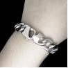 Buy cheap Gothic Skull Cross Stainless Steel Id Bracelet for Men Vintage Old Metal Finishing (JCE456) from wholesalers