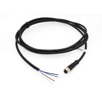 Buy cheap IP67 waterproof M8 cable with 3 core, 4 core, 5 core circular female straight product