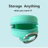 Buy cheap Fashion Solid Color Travel Portable Silicone Makeup Storage Bag Backpack Waterproof Silicone Zero Wallet from wholesalers