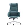 Buy cheap Dark Green Executive Leather Office Chair Upholstery Armrest from wholesalers