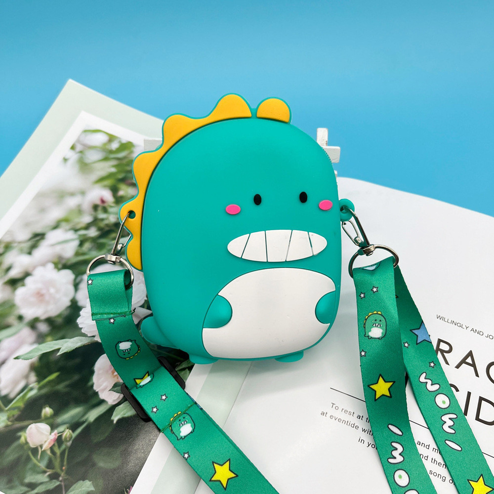 Little Girls Boys Purse Bag Toddler Crossbody Bag Dinosaur Crossbody Purse For Kids Pop Purse Bag Pencil Pouch Case Bag