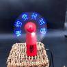 Buy cheap Customized Logo Plastic Mini LED Fan Light Up Message Fan Innovative Gift from wholesalers