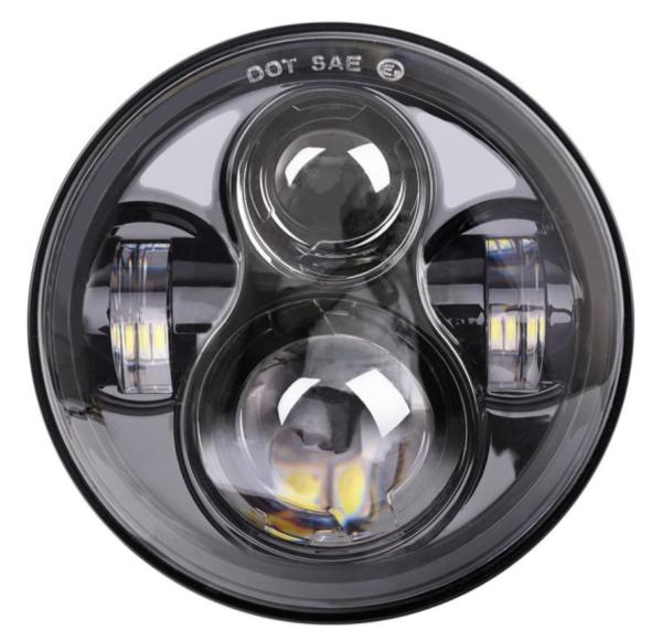 Buy cheap 5.75 Inch 40W Cree Headlight, Led Daymaker Motorcycle Headlight with Silver/Black color from wholesalers