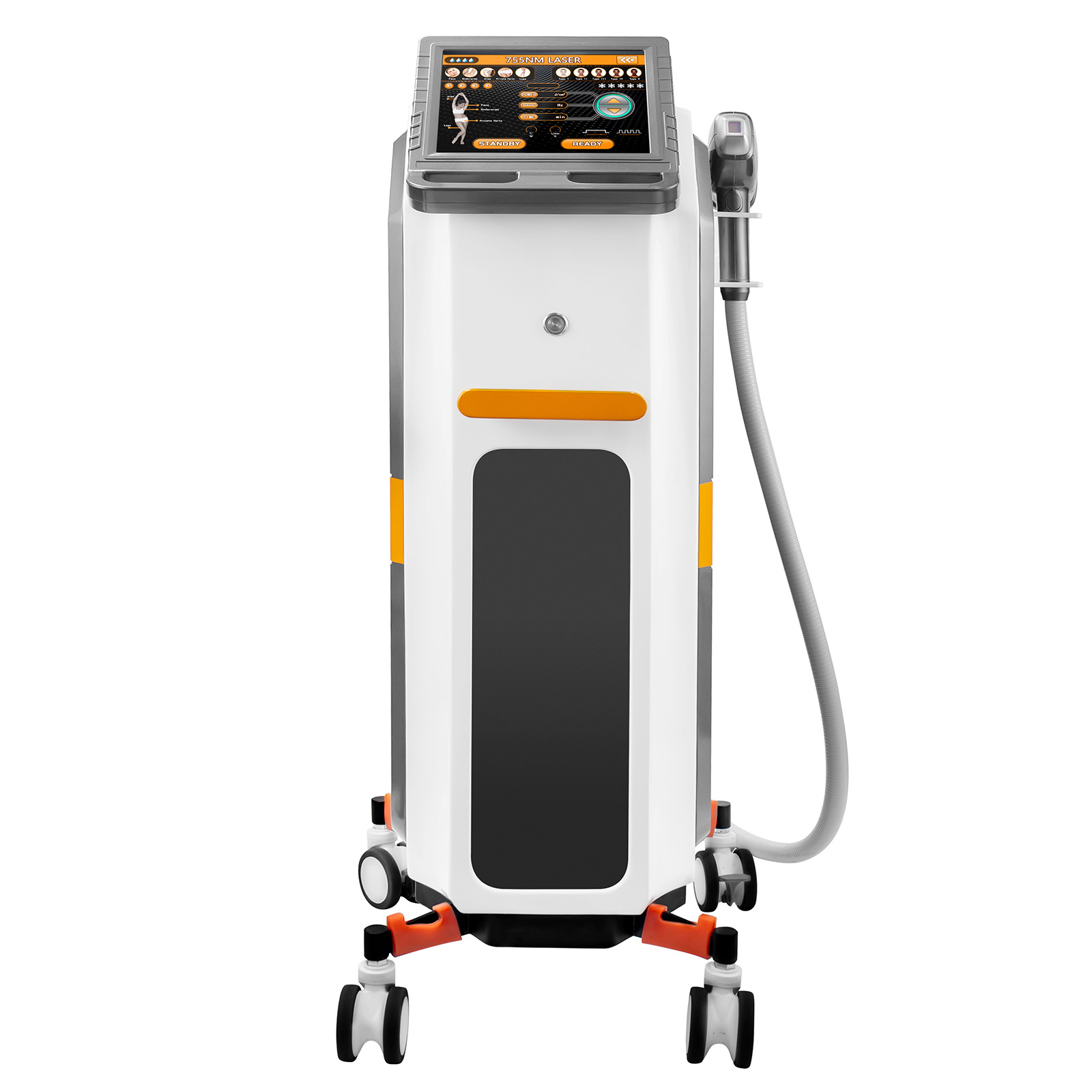 Fast Diode Laser Hair Removal Machine Triple Wave 810nm Skin Rejuvenation 2000w