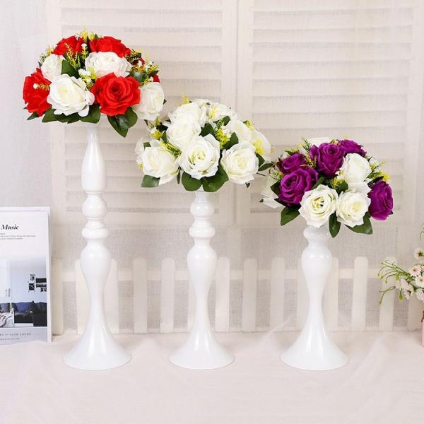 Table wedding centerpieces decorative flower vase pillar shape flower vase for