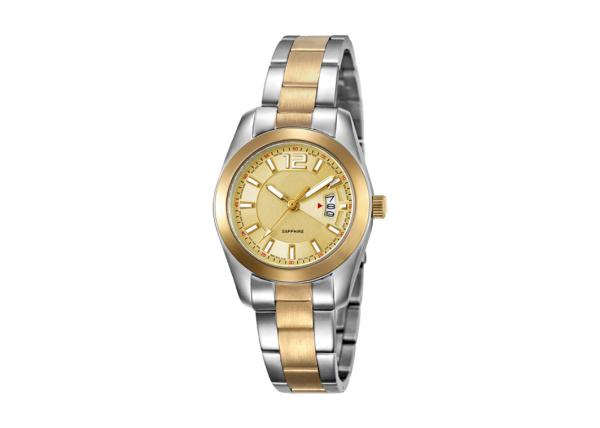 Buy cheap Sapphire Crystal Ladies Quartz Wristwatches Stainless Steel Solid Bracelet Waterproof from wholesalers