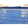 Buy cheap Light Weight Plastic Grocery Hand Baskets , Hand Held Retail Store Shopping Baskets from wholesalers