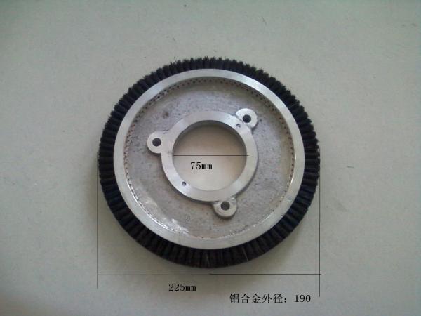 Textile Machinery Stenter Brushes Roll Cotton Spindle Nylon Bristle Aluminum